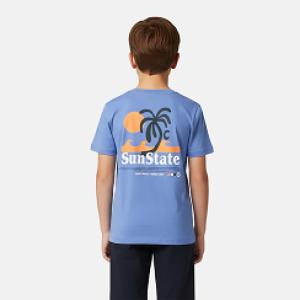 T-shirt opdruk 71/grey blue