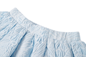 Rok relief print soft blue