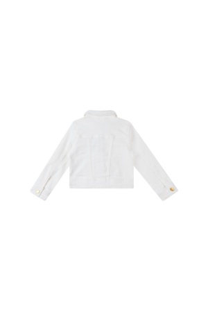 Jas goudkleurige knopen ecru
