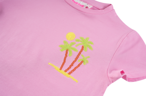 T-shirt palmboom pink