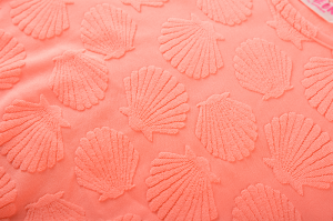 T-shirt schelpen prin fluo coral