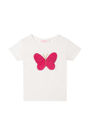 T-shirt vlinder ecru