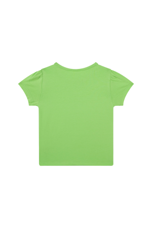 T-shirt papegaai lime green