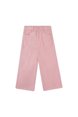 Broek effen light pink