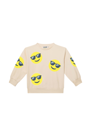 Sweater smileys dark ecru