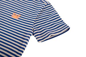 T-shirt gestreept blue