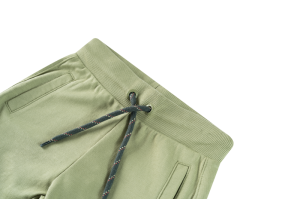 Short sweaterstof khaki