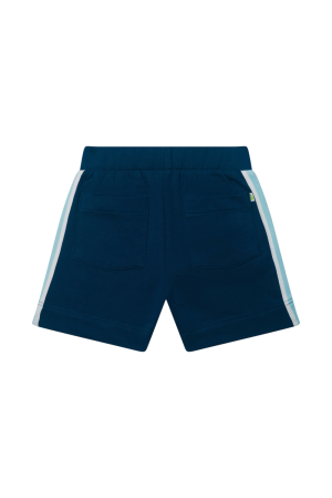 Short witte streep op zijkant dark blue