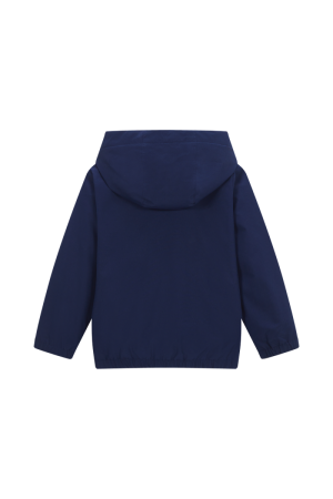Jas groen rits dark blue