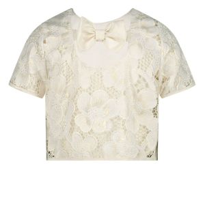 Bloes bloemen broderie gold