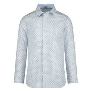 Hemd stippen white/navy