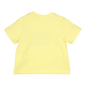 T-shirt Pool time yellow-white
