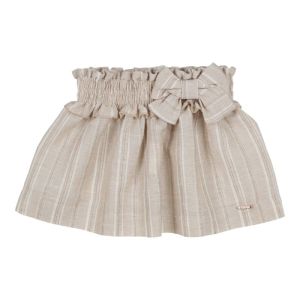 Rok gestreept beige