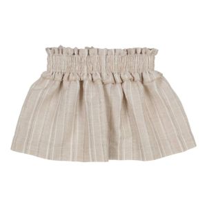 Rok gestreept beige