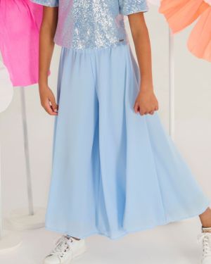 Broek wijdt blue