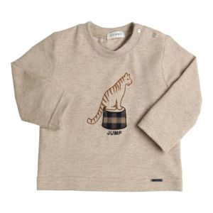 T-shirt tijger beige