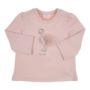 T-shirt struisvogel old rose