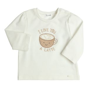 T-shirt Latte off white