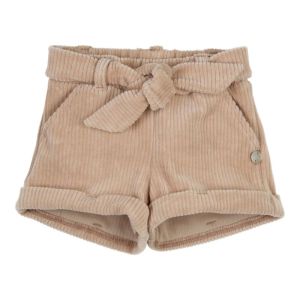 Short ribfluweel, met ling camel