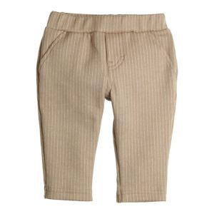 Broek gestreept beige-ecru