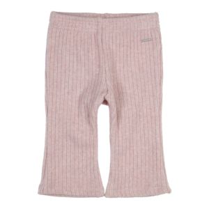 Broek zachte rib stof old rose