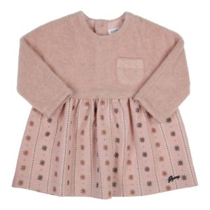 Kleed bedrukte rok old rose-grey