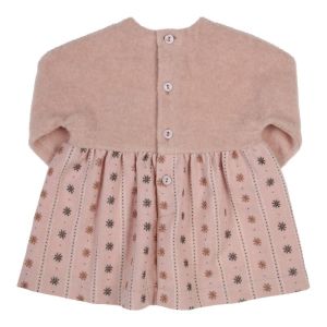Kleed bedrukte rok old rose-grey