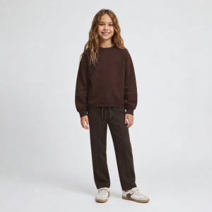 Sweater zachte stof 86/brown