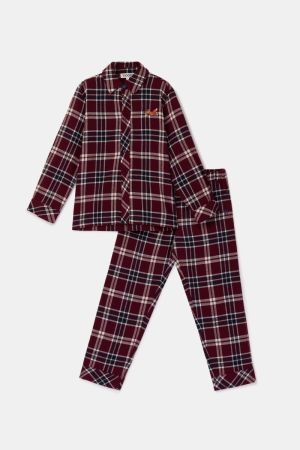 Pyjama jongens flanel ruit 938