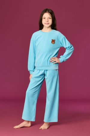 Pyjama meisjes velours 824