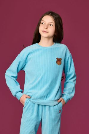 Pyjama meisjes velours 824