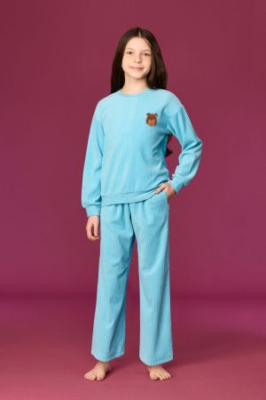 Pyjama meisjes velours 824