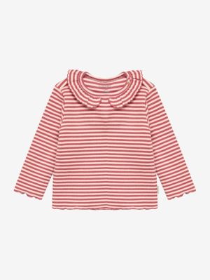 T-shirt gestreept, kraagje 4630
