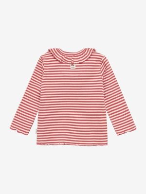 T-shirt gestreept, kraagje 4630