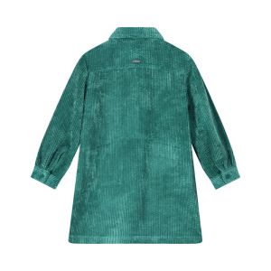 Kleed ribfluweel petrol green