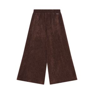Broke ribfluweel chocolat brown
