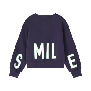 Sweater smiley navy
