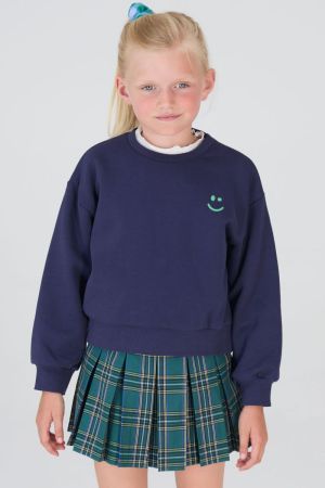 Sweater smiley navy