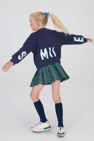 Sweater smiley navy