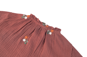 Bloes print dark cognac