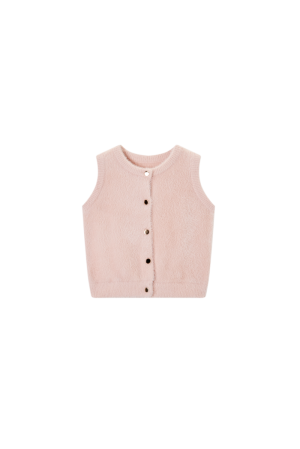 Gilet tricot light pink