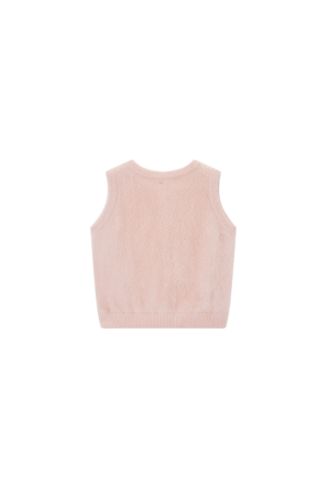 Gilet tricot light pink