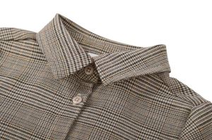 Kleed geruit beige