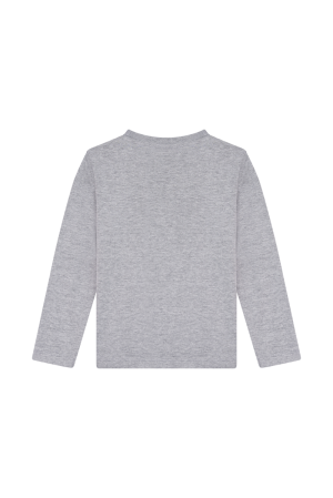 T-shirt voetbal grey melange