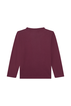 T-shirt beer met pet bordeaux