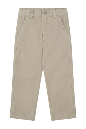 Broek katoen light kaki
