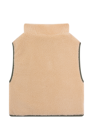Bodywarmer teddy beige