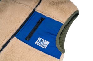Bodywarmer teddy beige