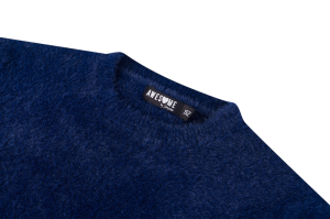 Pull km zachte stof navy