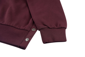 Sweater effen dark bordeaux